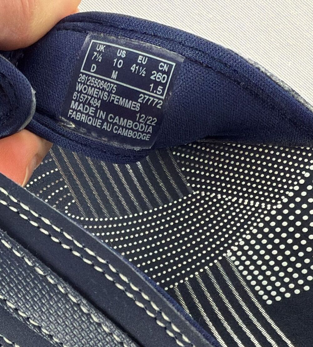 Clarks Cloudsteppers Sandals – Navy – Women’s Size US 10 - Picture 3 of 4